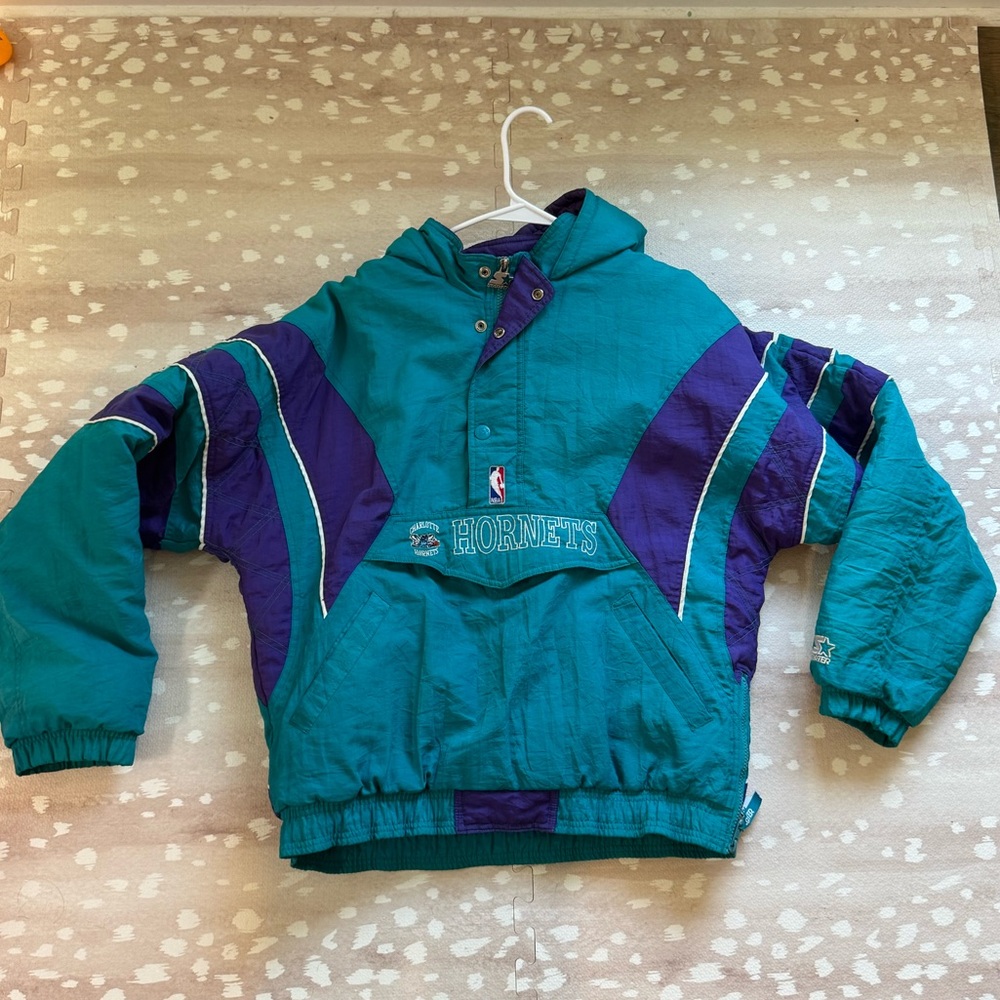 90s vintage starter Hornets jacket